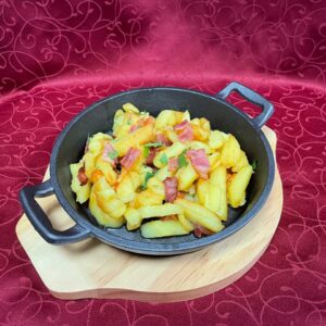 картошка с беконом